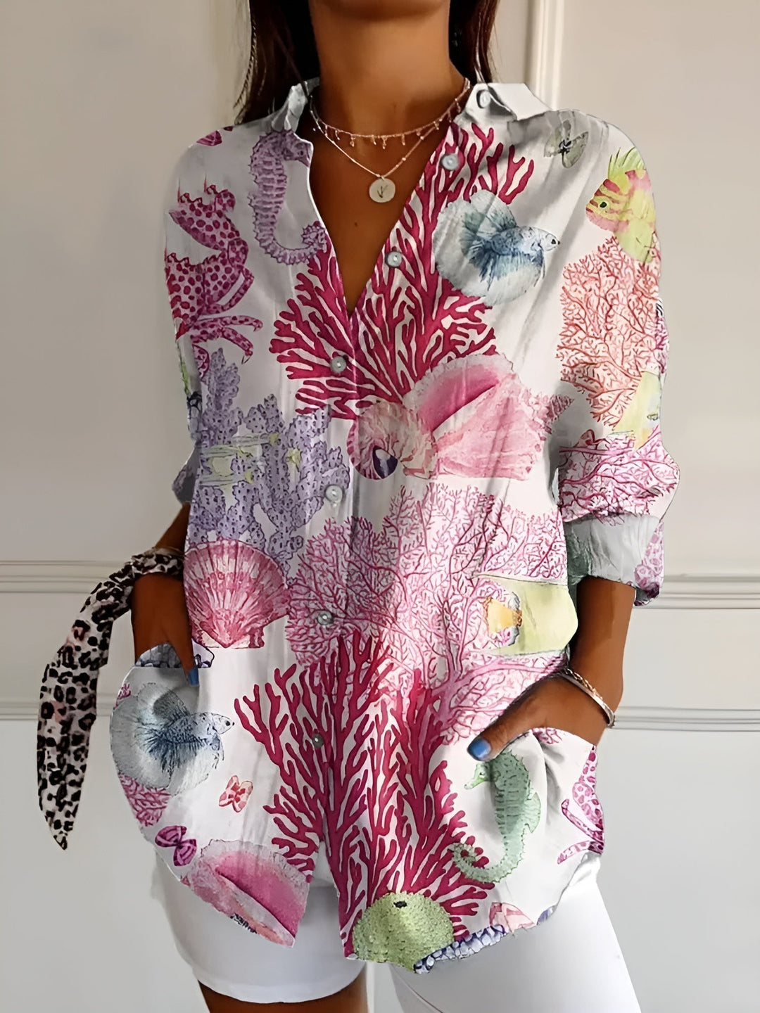 Maia | Floral Summer Blouse